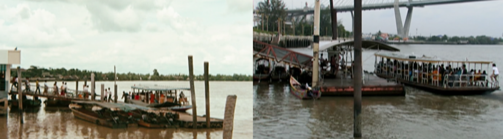 The ferryboat in the opening of "The Big Boss" 