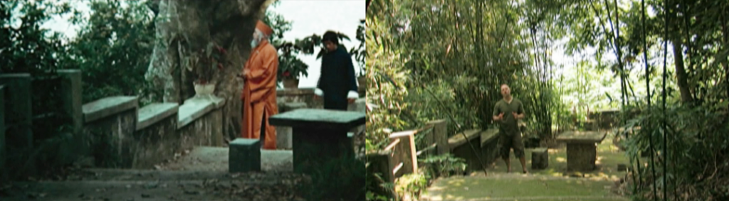 The location where Bruce and Roy Chiao exchange words in "Enter the Dragon" remains the same.