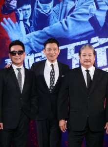 Twinkle Stars reunite: Yuen Biao, Andy Lau and Sammo Hung.