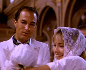 Seagal and Sharon Stone in Above the Law.