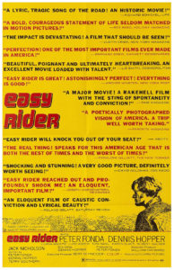 Easy Rider (1969) Theatrical Poster evident of its cinematic impact.