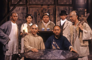 Jet Li, Kent Cheng, Jacky Cheung, Rosamund Kwan, Shi-Kwan Yen, Biao Yuen, and Kam-Fai Yuen in Once Upon a Time in China.