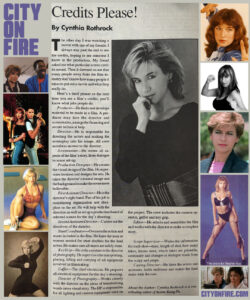 Cynthia Rothrock’s insightful article about screen credits and their ...