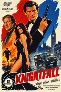 "Knightfall" Retro Poster